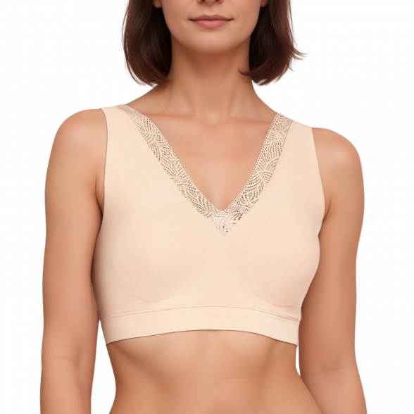 CHANTELLE Soft Stretch Lace V-neck rinnahoidja 13