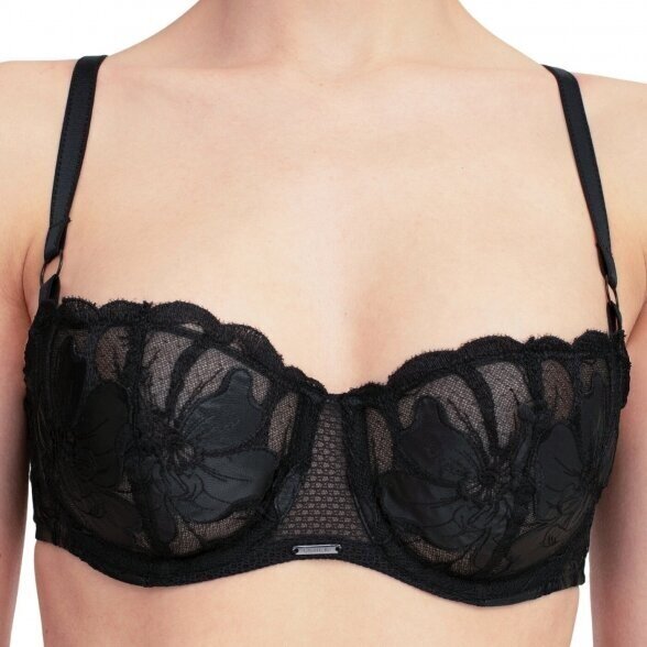 CHANTELLE Fleurs Signature half - cup balcony bra 5