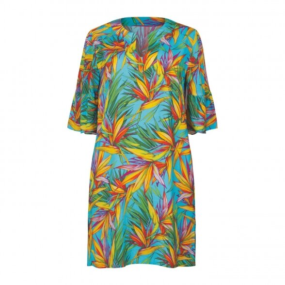 ANITA Loja turquoise beach tunic 2