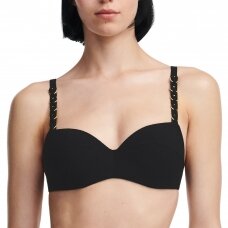 Chantelle Emblem Black swim bikini top