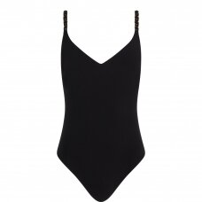 CHANTELLE Emblem Black Wirefree Triangle Spacer swimsuite