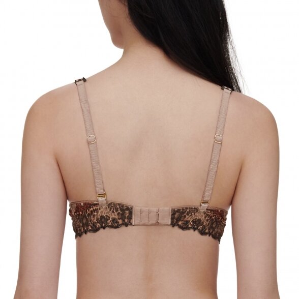 CHANTELLE Champs Elysees memory T-Shirt bra Feline print 1