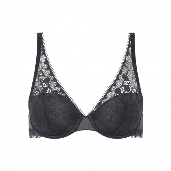 CHANTELLE Day to Night plunge spacer bra Deep grey 2