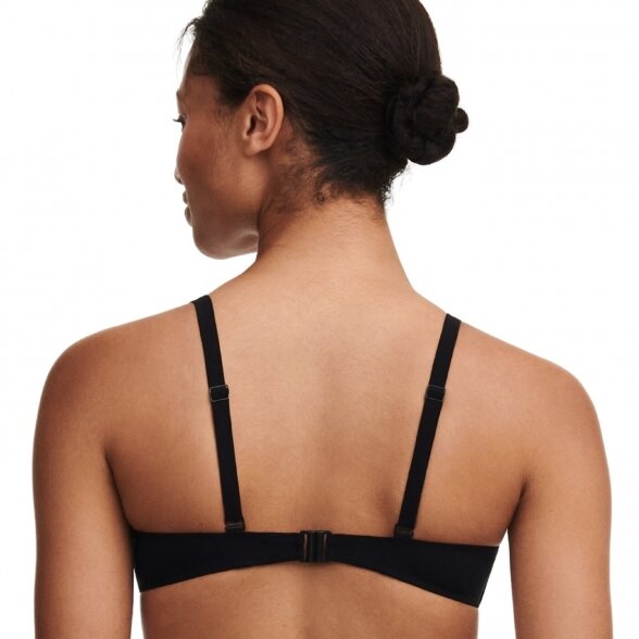 Chantelle Emblem Black push-up maudymosi kostiumėlio liemenėlė 4