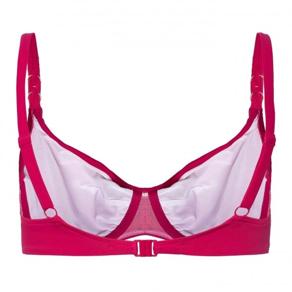 Chantelle Emblem Cybelle Pink swim bikini top C17T10 2