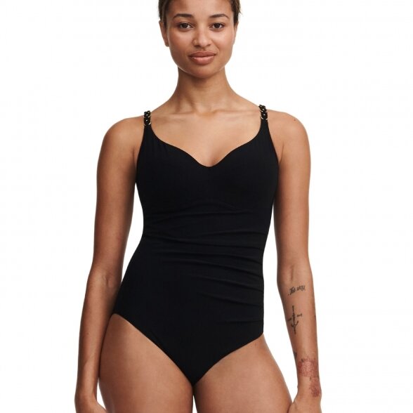 CHANTELLE Emblem black shaping swimsuite 2