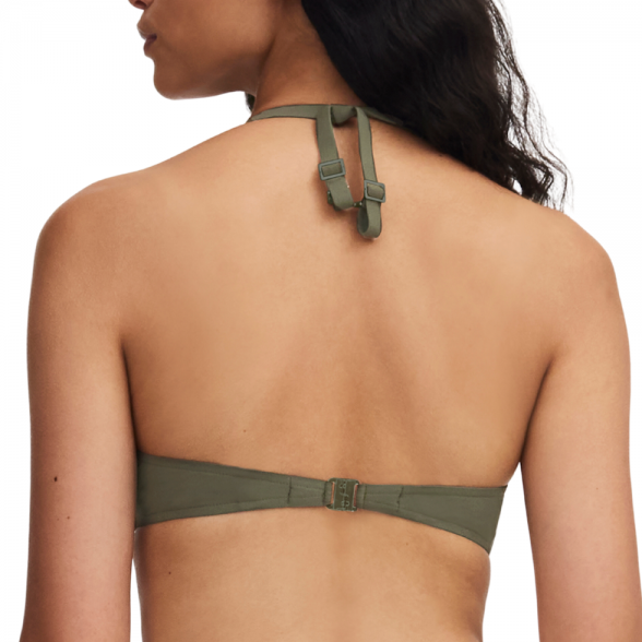 Chantelle Emblem Khaki Green push-up бикини топ 4