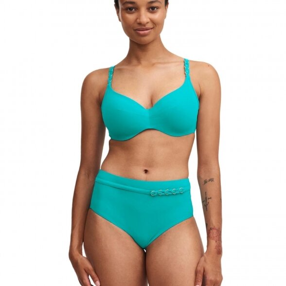 Chantelle Emblem Lake Blue swim bikini top 4