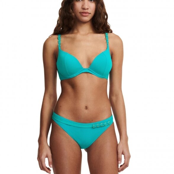 Chantelle Emblem Lake Blue push-up maudymosi kostiumėlio liemenėlė 4