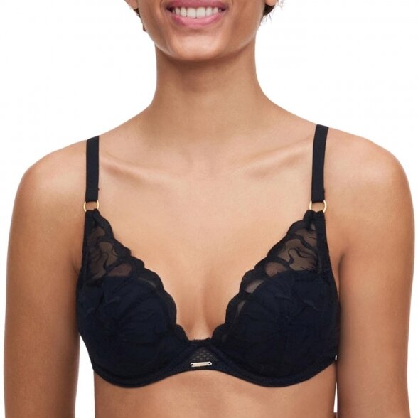 CHANTELLE Fleurs plunge bra