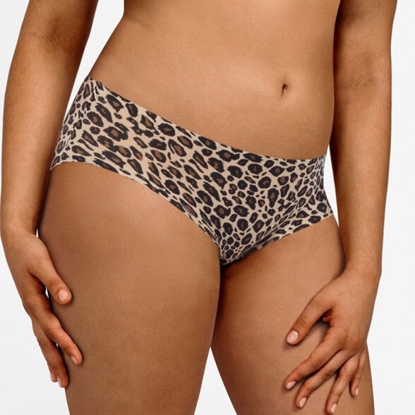 CHANTELLE Soft Stretch Seamless Hipster briefs Leopard