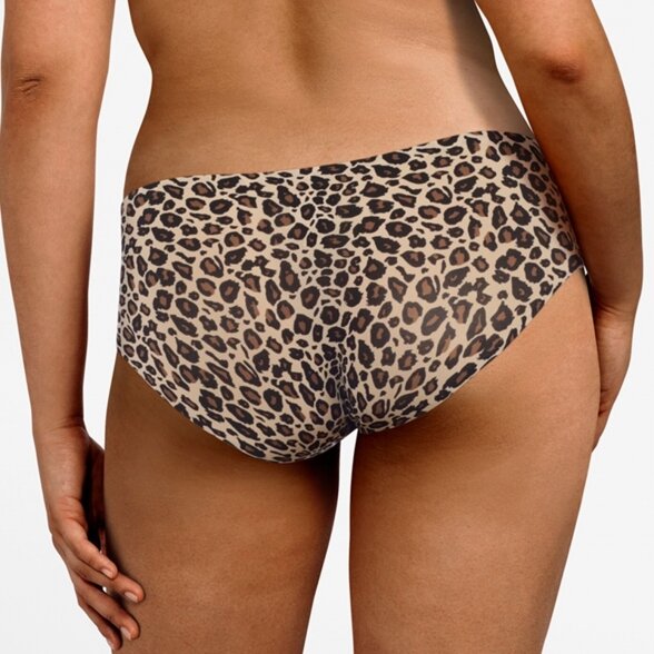 CHANTELLE Soft Stretch Hipster besiūlės kelnaitės Leopard 1