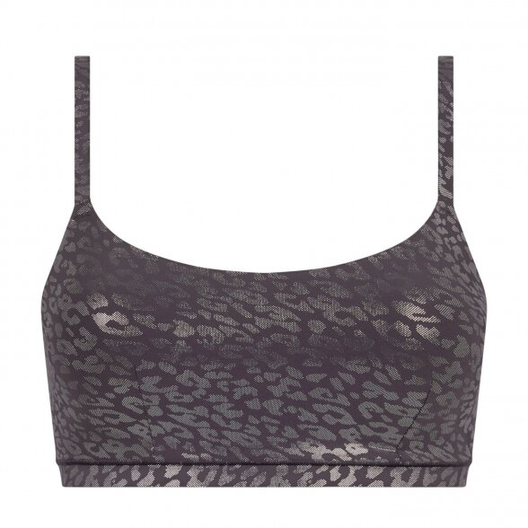 CHANTELLE Soft Stretchbralette Ink shimmer print 2