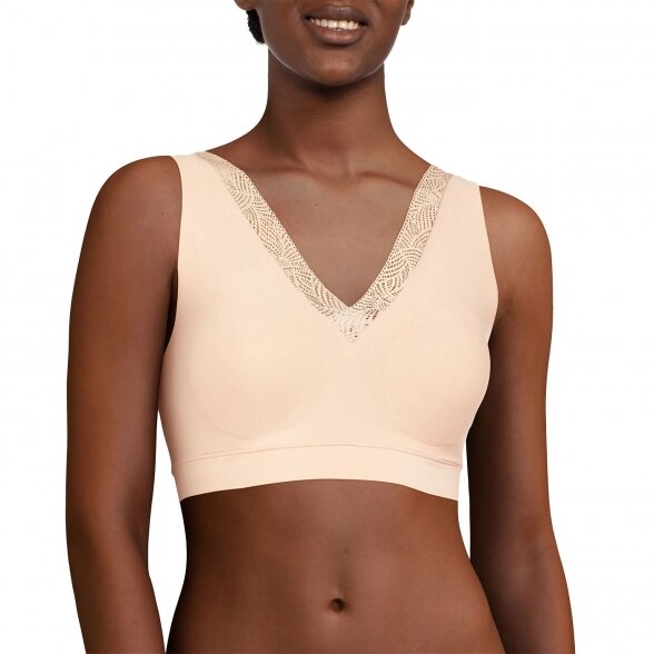 CHANTELLE Soft Stretch Lace V-neck krūšturis 2