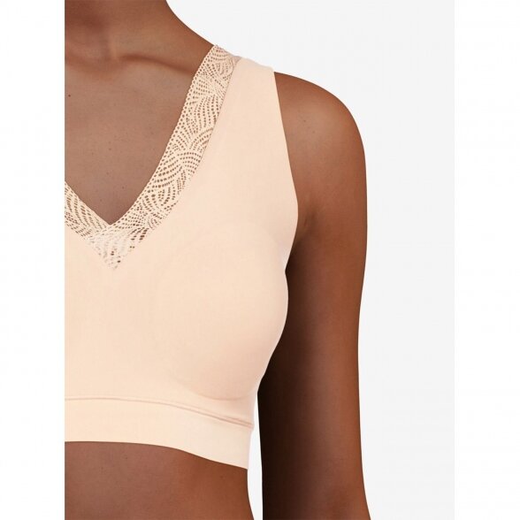 CHANTELLE Soft Stretch Lace V-neck besiūlė liemenėlė 4