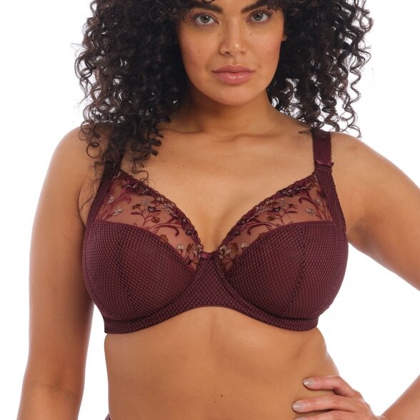 ELOMI Charley underwire bra 4380 aubergine