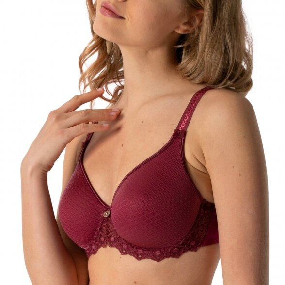 EMPREINTE Cassiopee Grenat spacer bra