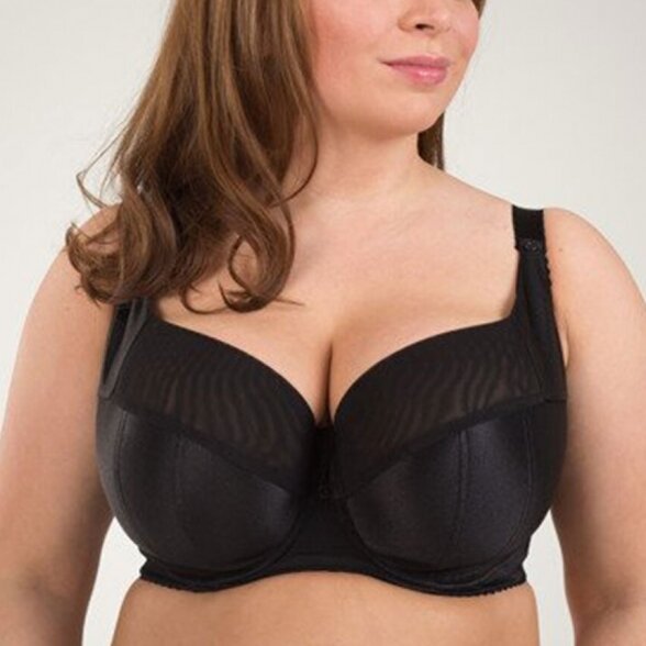 EWA MICHALAK SF Czarny Gladzioch big cup underwire bra