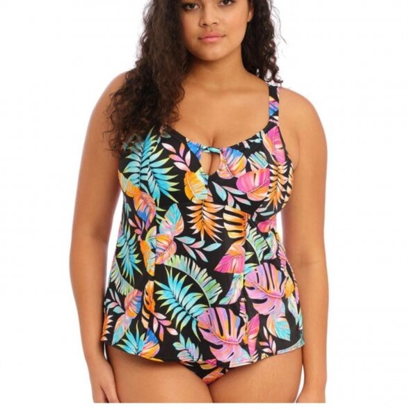 ELOMI Tropical Falls tankini top