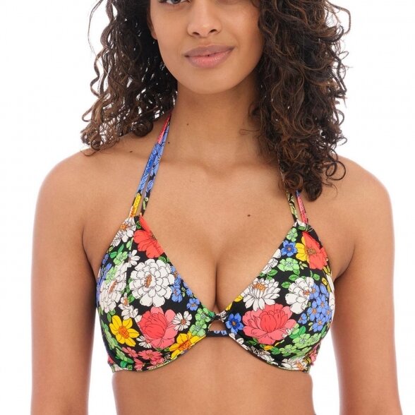 FREYA Floral Haze swim bikini top