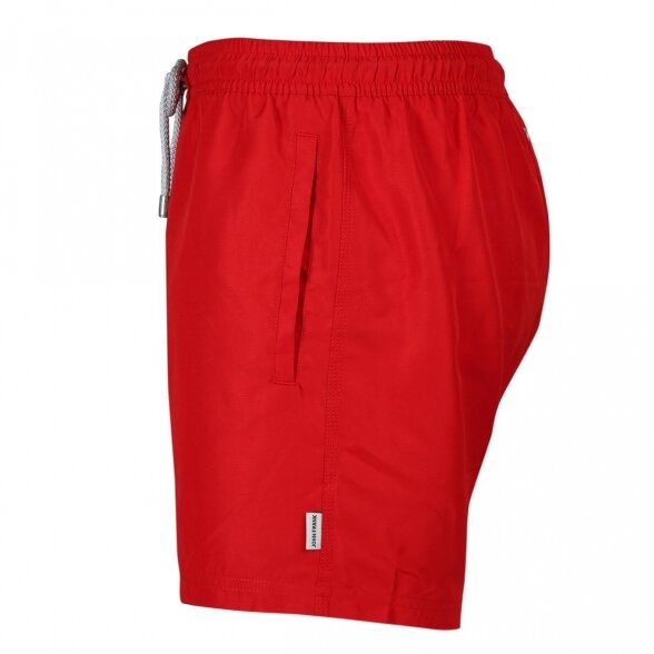 JOHN FRANK Red men's swim shorts 1