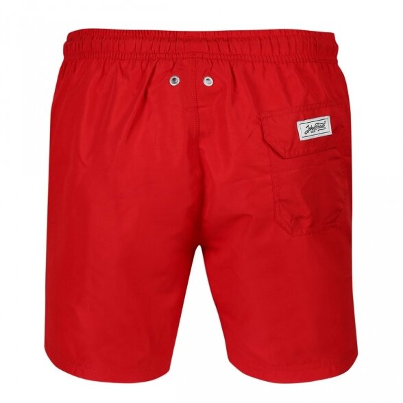 JOHN FRANK Red men's swim shorts 2