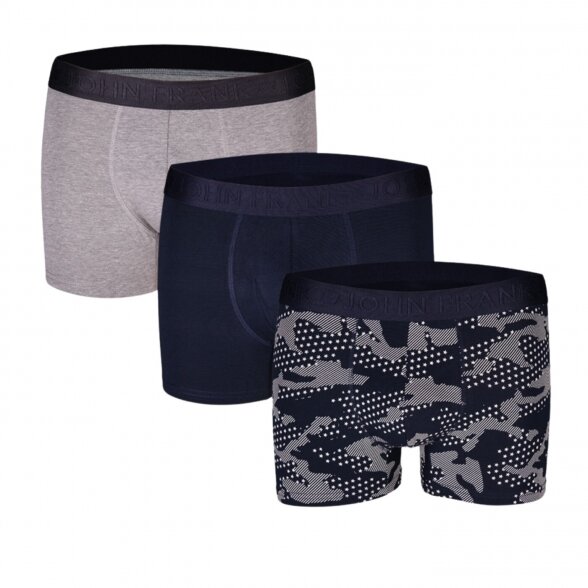 JOHN FRANK Men's Boxer short three pack CAMPUS