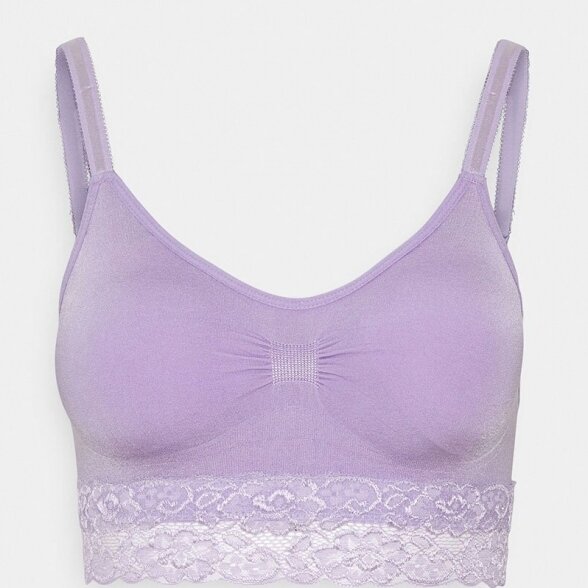 Spaghetti Straps Lace Lilac Bra