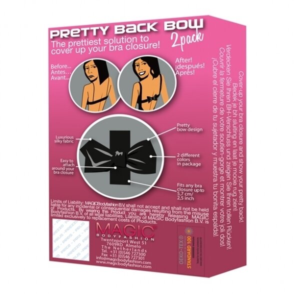 MAGIC Pretty Back bra closure decoration 5