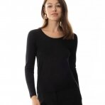 MEY Exquisite long sleeve shirt from wool and silk