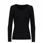 MEY Exquisite long sleeve shirt from wool and silk