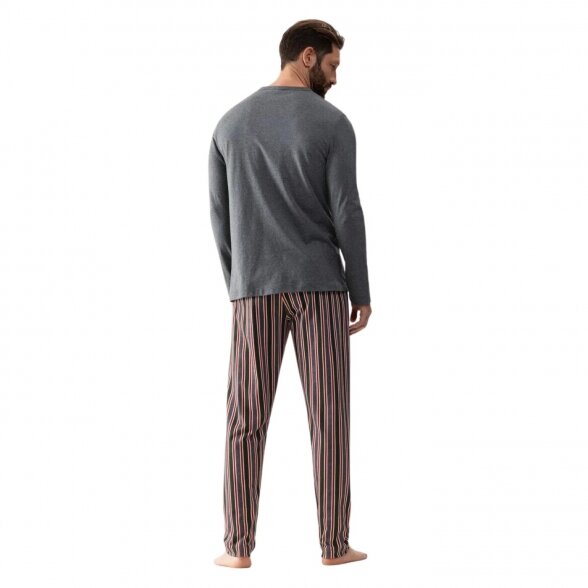 MEY Melange Striped men's pajamas 2