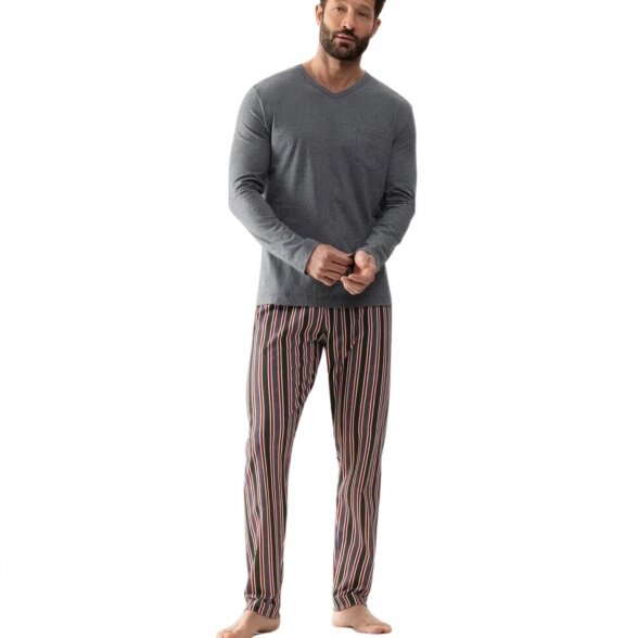 MEY Melange Striped men's pajamas