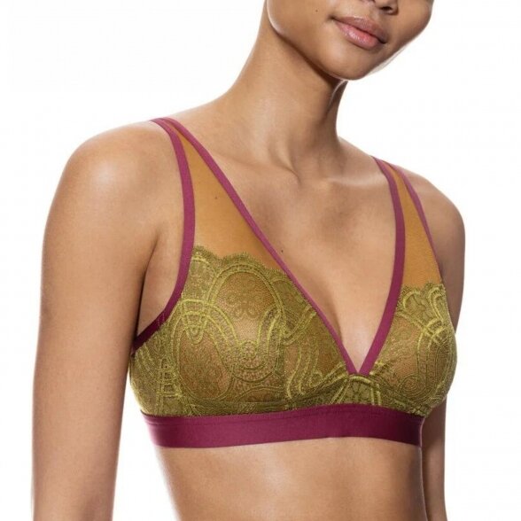 MEY Poetry Fame bralette Urban Green