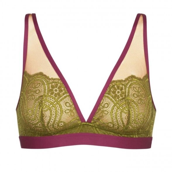 MEY Poetry Fame bralette Urban Green 5