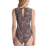 RODASOLEIL Fake Zebra smart sleeveless swimsuit