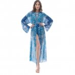 RODASOLEIL Peacock beach robe