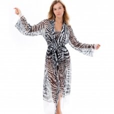 RODASOLEIL Fake Zebra beach robe