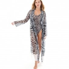 RODASOLEIL Fake Zebra beach robe