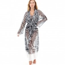 RODASOLEIL Fake Zebra beach robe