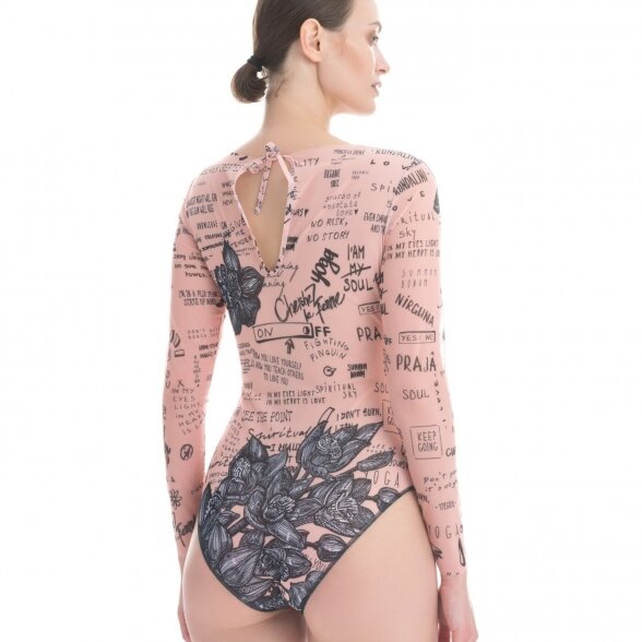 RODASOLEIL Nude Body-Art smart swimsuite with sleeves 3