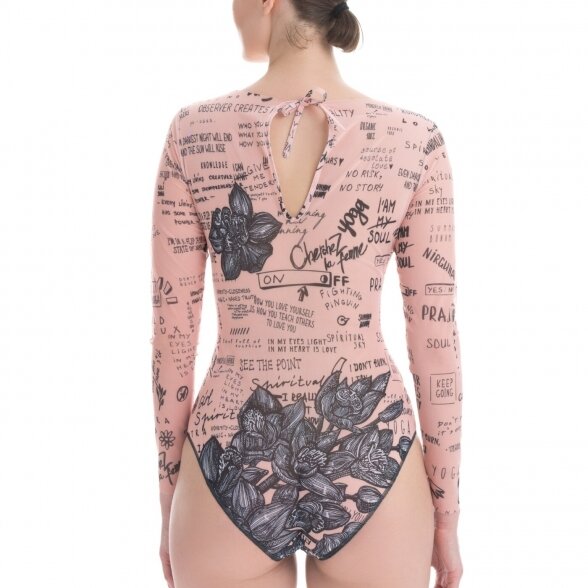 RODASOLEIL Nude Body-Art smart swimsuite with sleeves 4