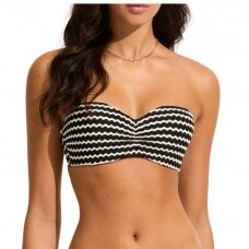 SEAFOLLY Mesh Effect Bandeau бикини топ