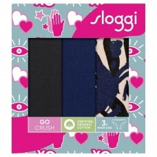 SLOGGI Go Crush High Leg 3 cotton women's briefs