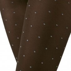 SOLIDEA Marlene pois 70 den compression tights with dots pattern