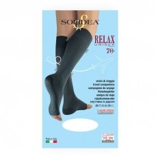 SOLIDEA Relax Unisex 70 den Punta Aperta compression knee highs