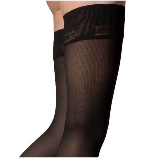 SOLIDEA Marilyn Ccl.2 Punta Aperta compression thigh highs 3