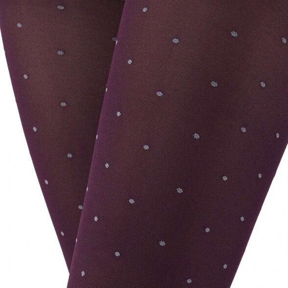 SOLIDEA Marlene pois 70 den compression tights with dots pattern 7