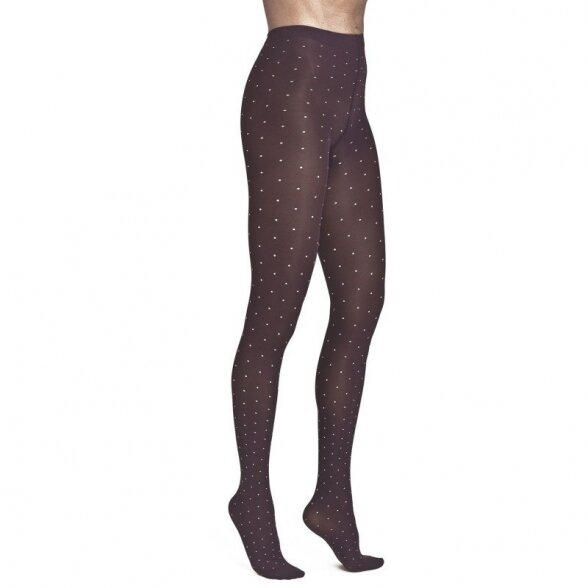 SOLIDEA Marlene pois 70 den compression tights with dots pattern 1
