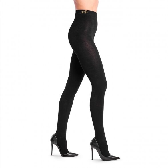 SOLIDEA Merino Jasmine compression tights with merino wool 1